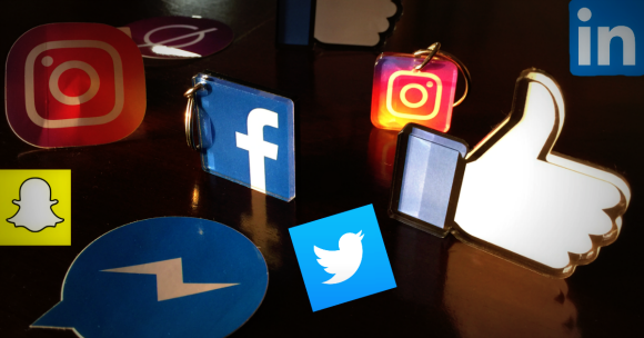 Social Media Icons Facebook Twitter LinkedIn Instagram